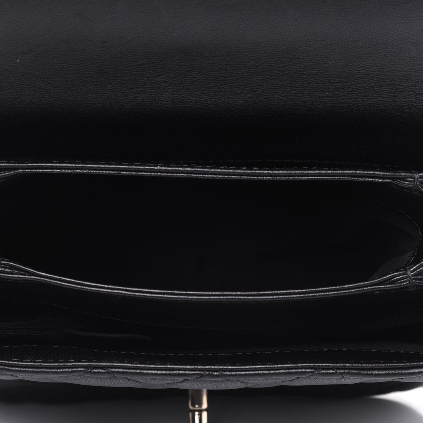 Lambskin Quilted Mini Citizen Chic Flap Black
