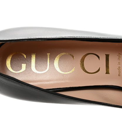Gucci Malaga Kid Horsebit 75mm Pumps 40 Black 8 of 10