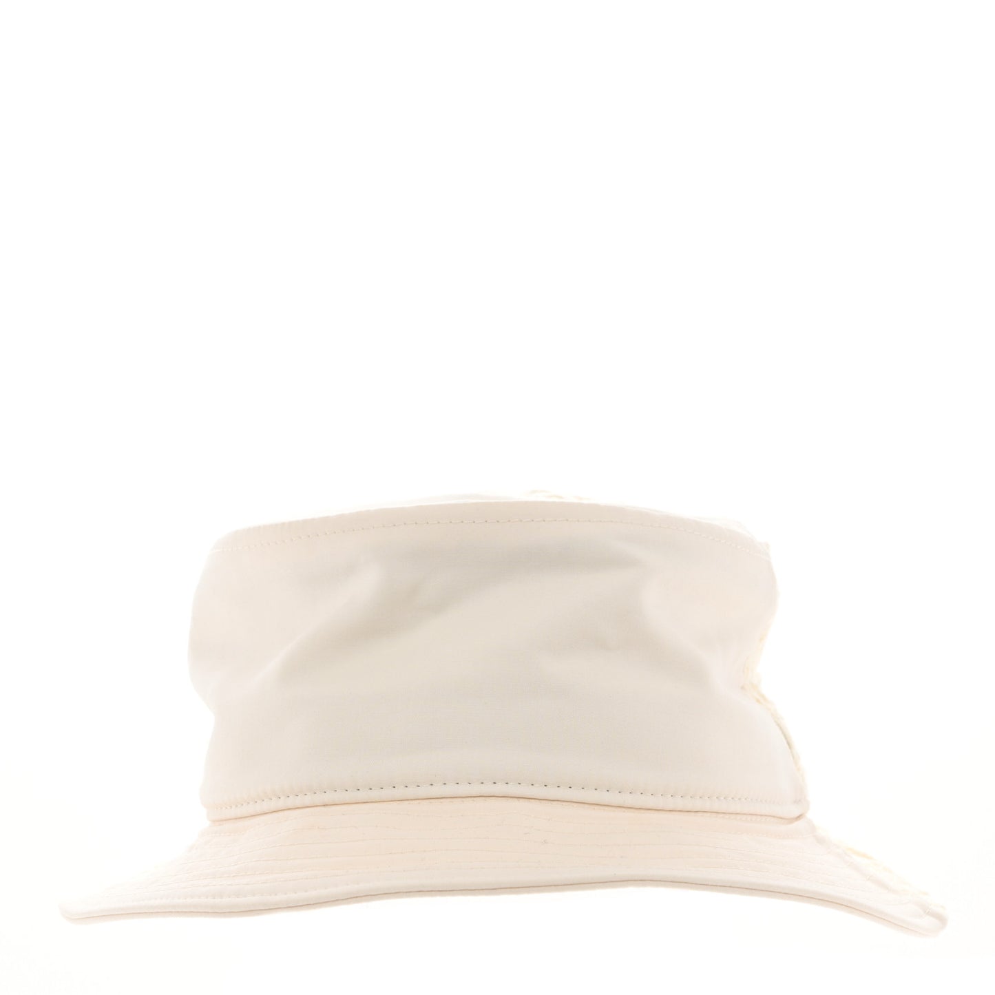 Nylon Crochet Oblique Hat M Ivory