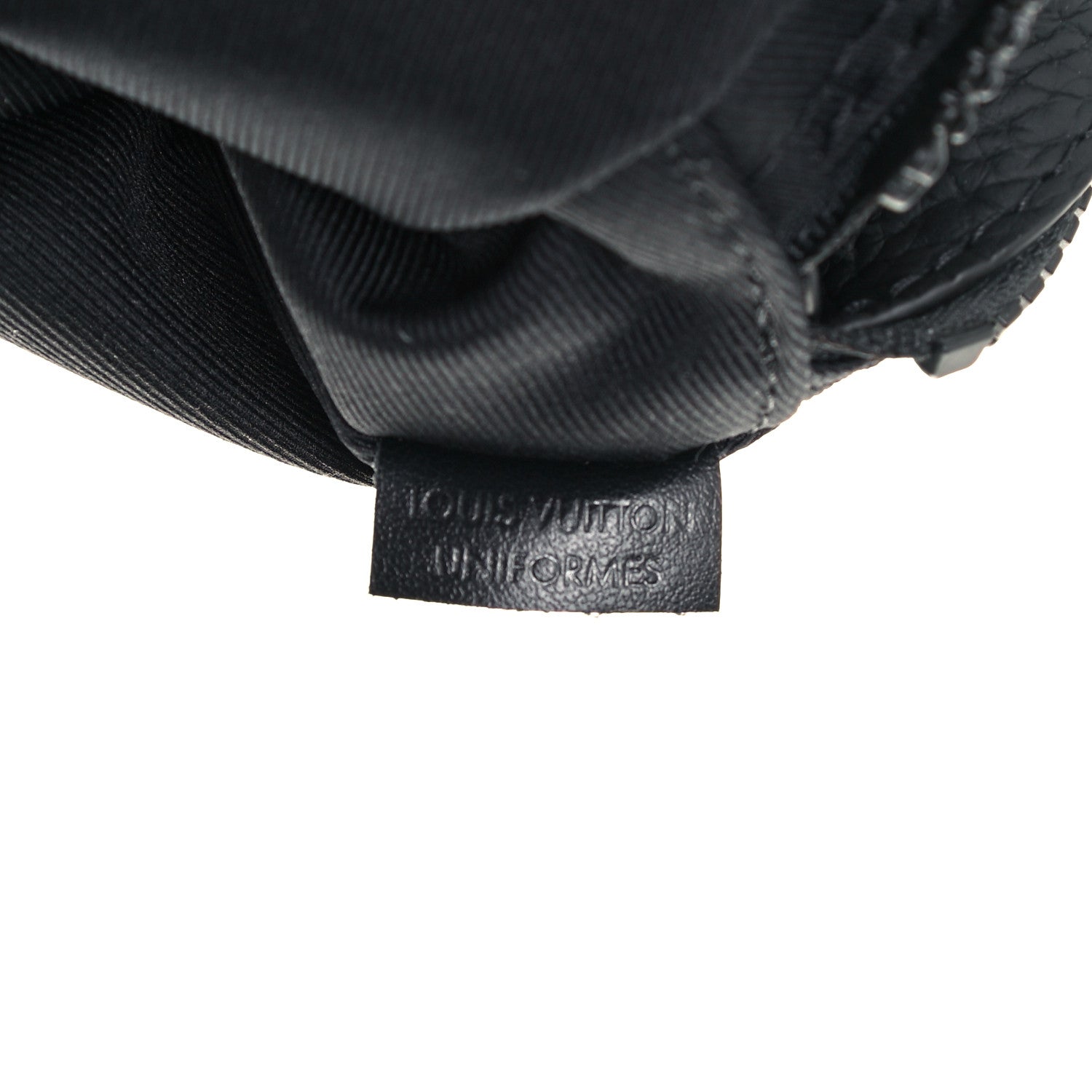 Louis Vuitton Taurillon Monogram Uniformes Solar Ray Soft Pochette Volga Belt Bag Black 6 of 10