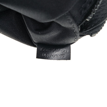 Louis Vuitton Taurillon Monogram Uniformes Solar Ray Soft Pochette Volga Belt Bag Black 6 of 10