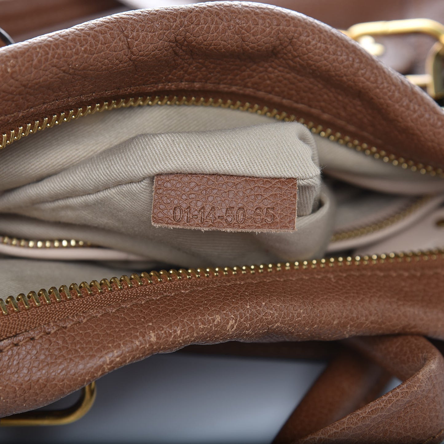 Calfskin Medium Paraty Speculoos Brown