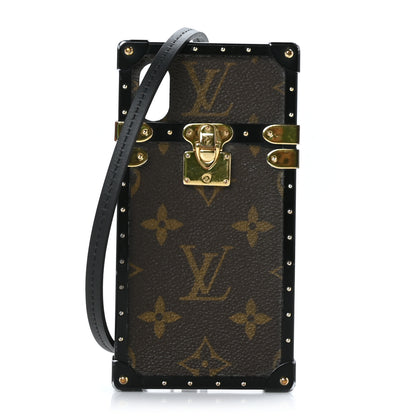 Louis Vuitton Monogram Eye Trunk With Strap iPhone X XS Case 1 of 9