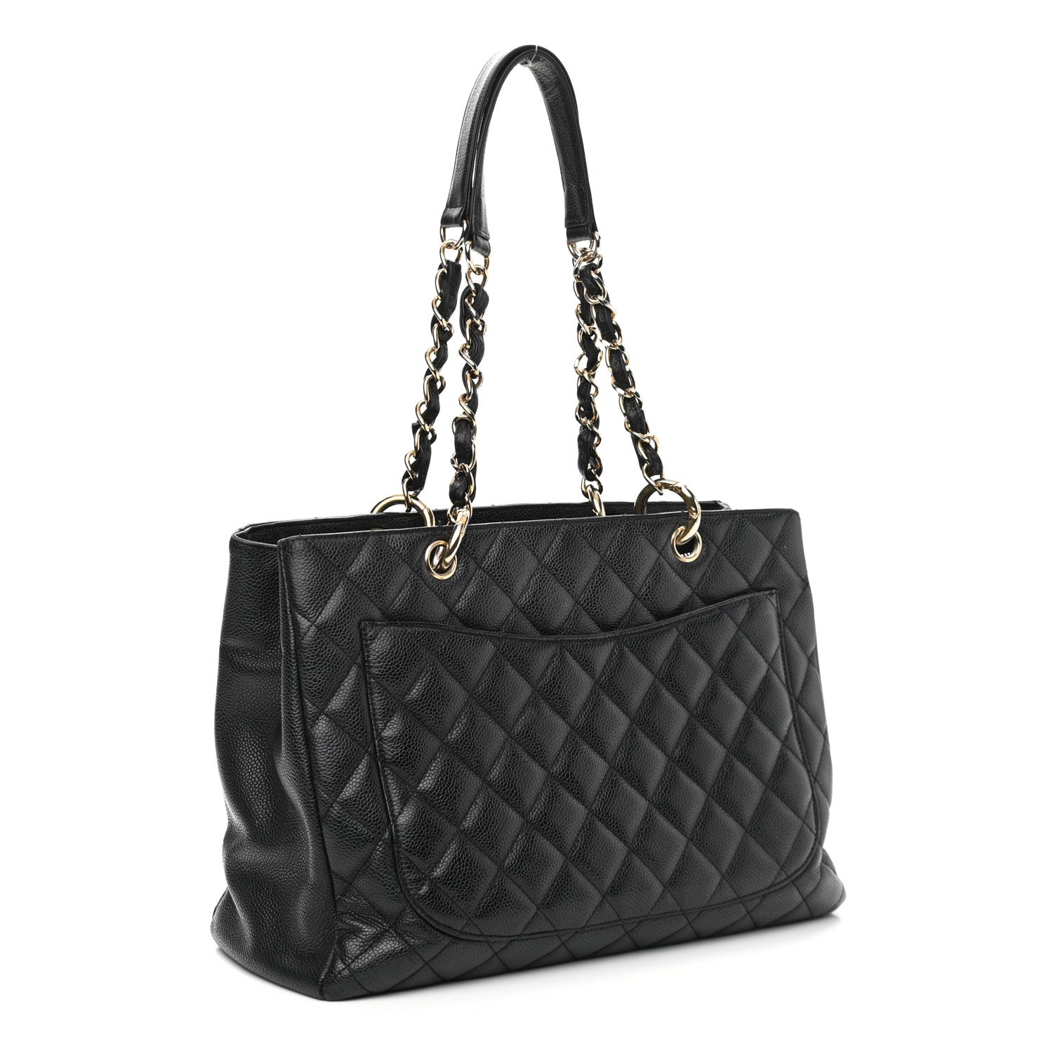 Chanel Caviar Quilted Grand Shopping Tote GST Black 3 of 11