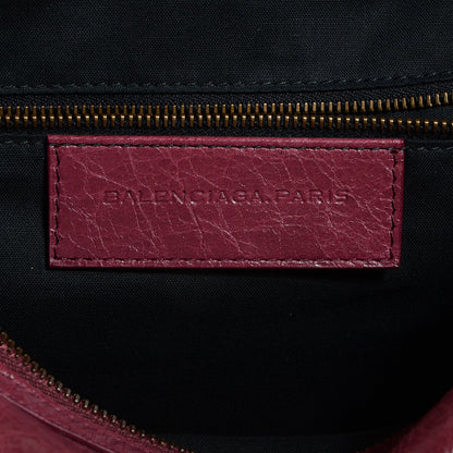 Balenciaga Agneau Classic Hardware Maxi Twiggy Cassis 6 of 12