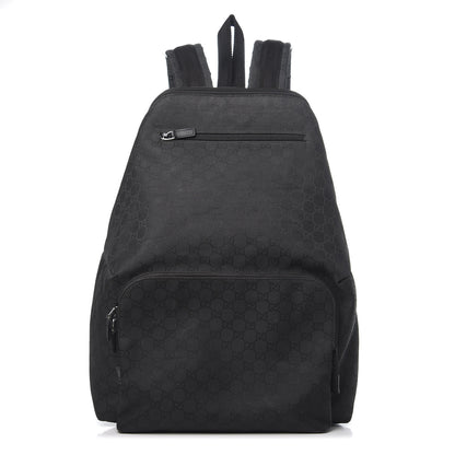 Gucci Nylon Monogram Medium Backpack Black 1 of 13
