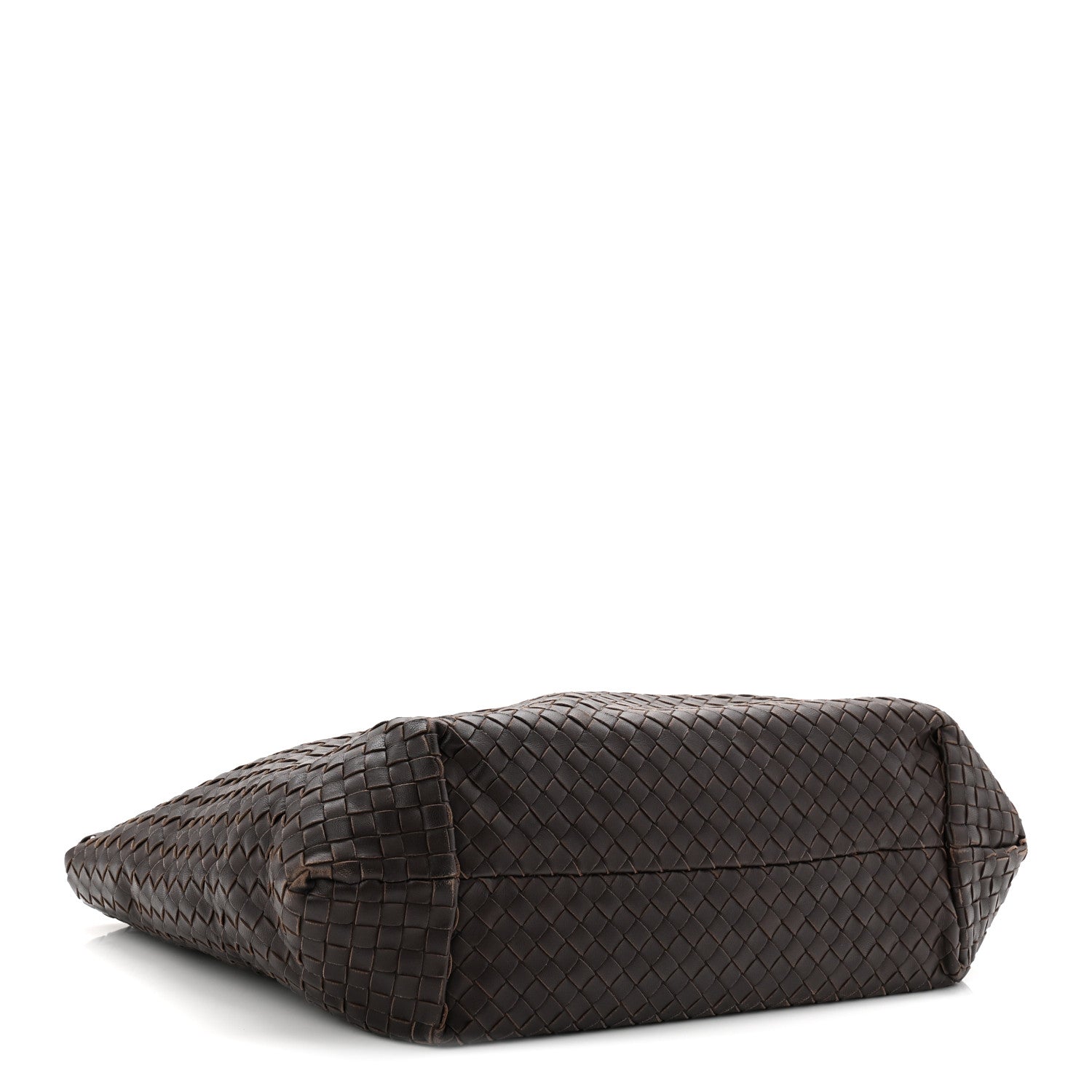 Bottega Veneta Nappa Intrecciato Large Capri Tote Ebano 4 of 10