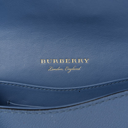Burberry Soft Grain Calfskin Mini Phone Bag Steel Blue 5 of 9