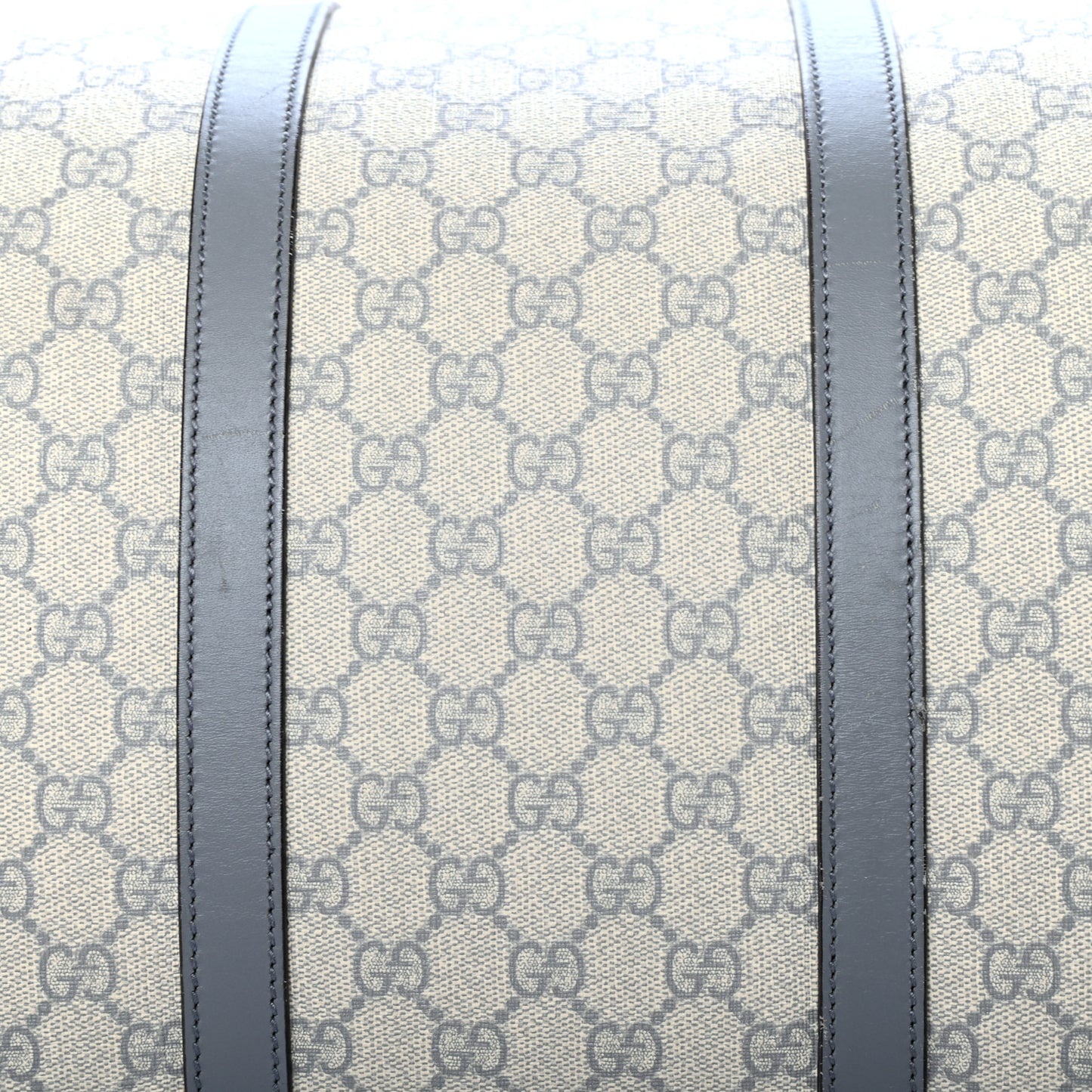 GG Plus Monogram Large Carry On Duffle Bag Ecru Grigio