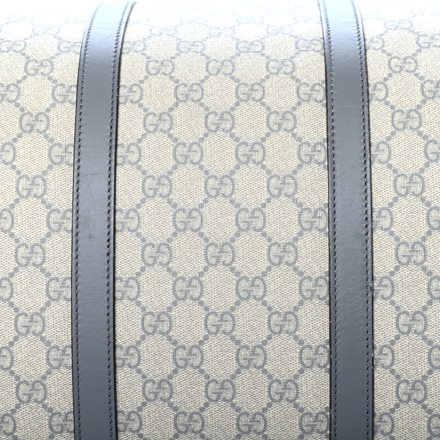 Gucci GG Plus Monogram Large Carry On Duffle Bag Ecru Grigio 12 of 14