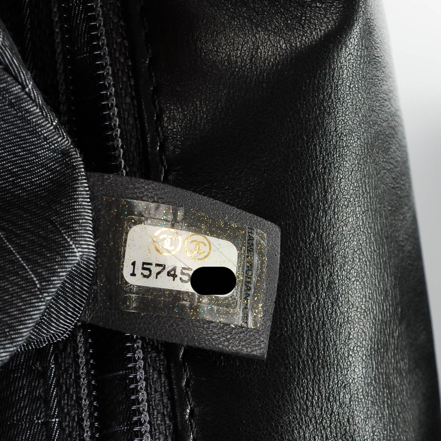 Chanel Lambskin Quilted Medium Westminster Pearl Flap Black 7 of 7