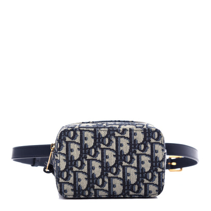 Christian Dior Oblique Belt Pouch Blue 1 of 11