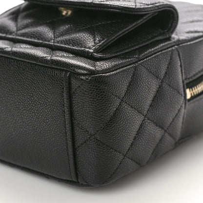 Chanel Caviar Quilted CC Mini Classic Backpack Black 10 of 10
