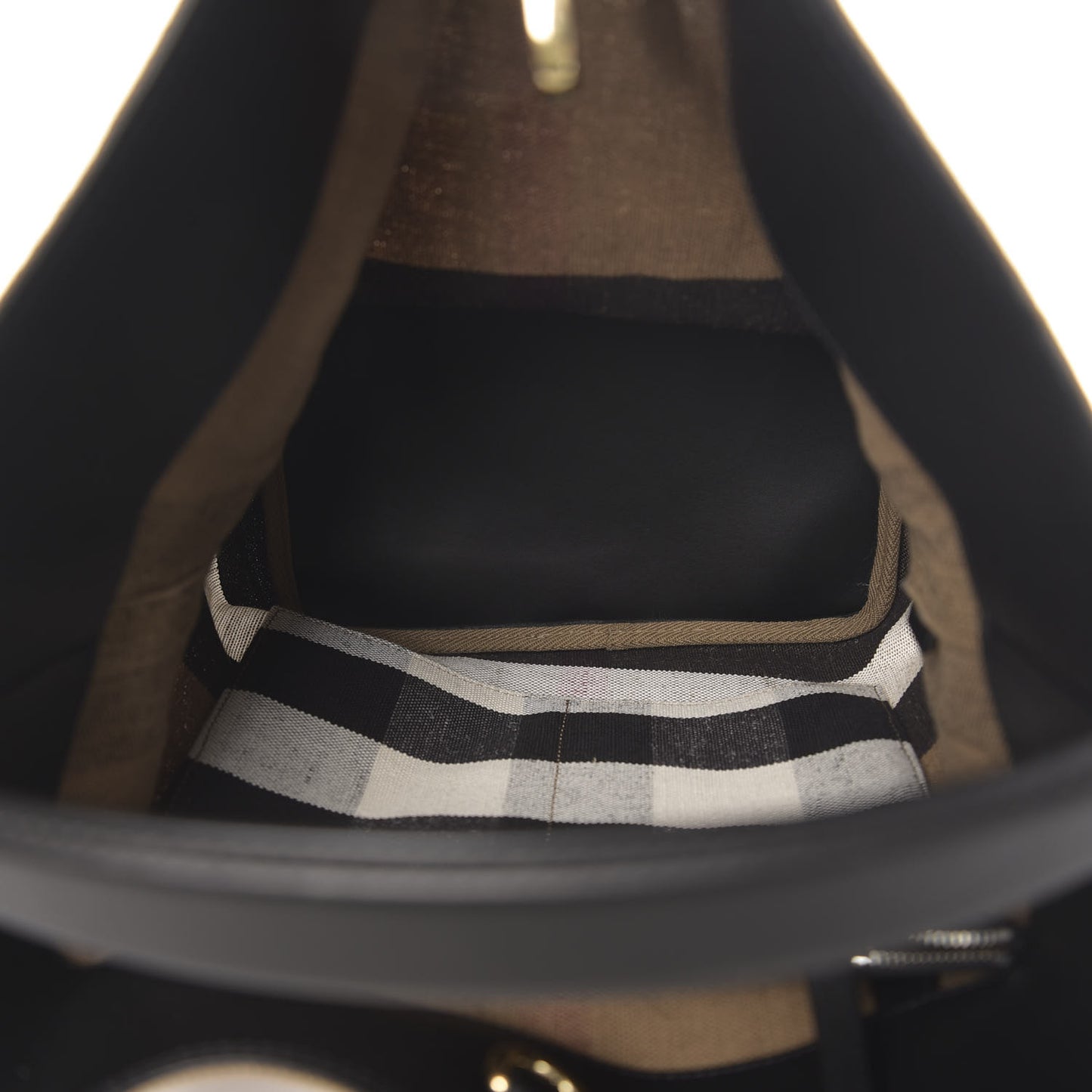 Canvas Mega Check Medium Ashby Hobo Black