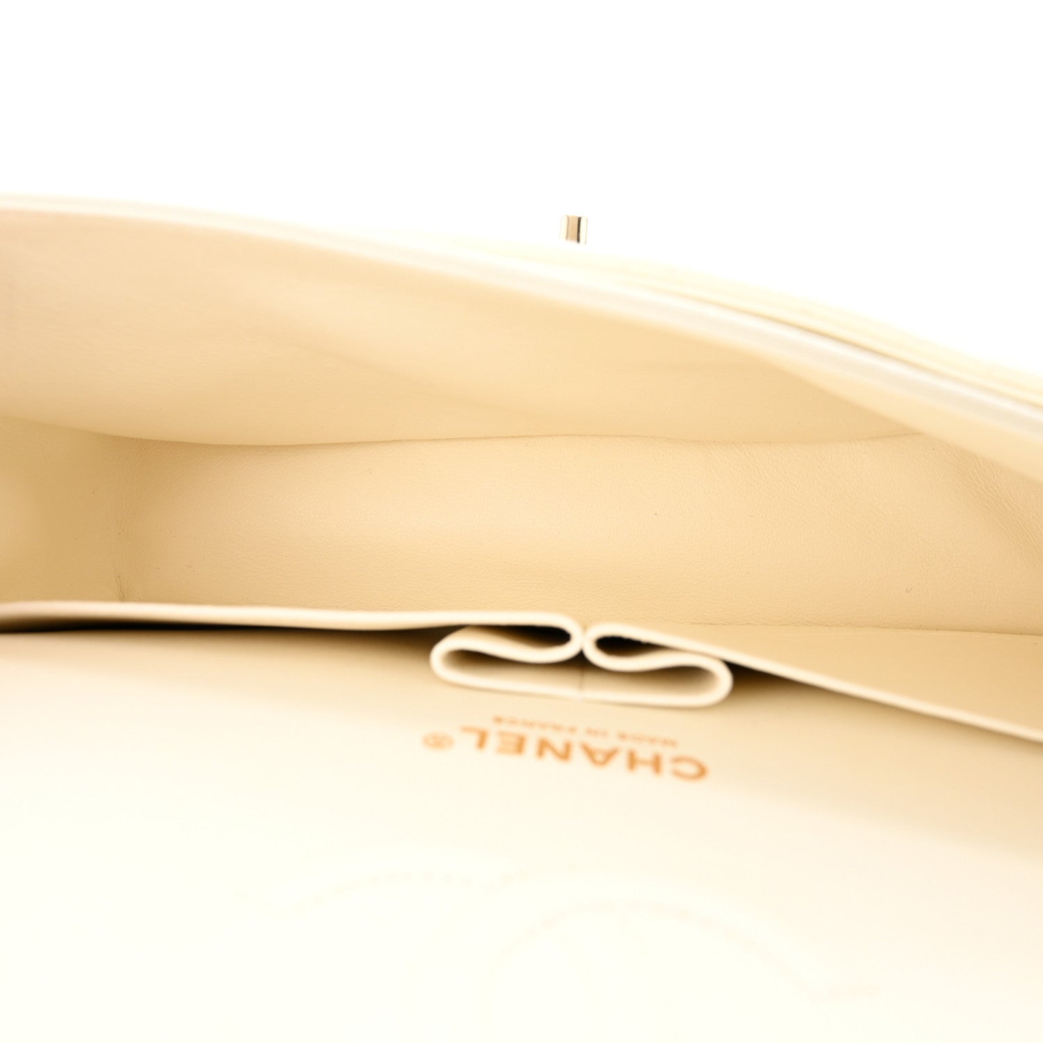 Chanel Caviar Quilted Medium Double Flap White 5 of 11