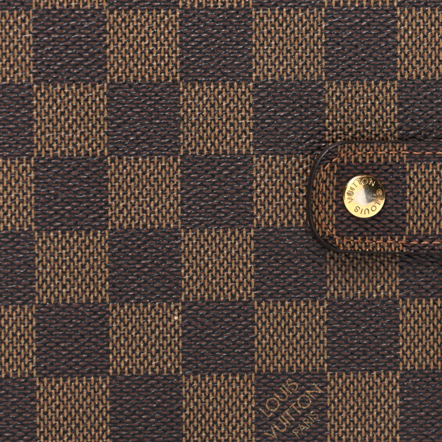Louis Vuitton Damier Ebene Medium Ring Agenda Cover 7 of 8