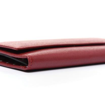 Gucci Calfskin GG Continental Wallet Red 6 of 10