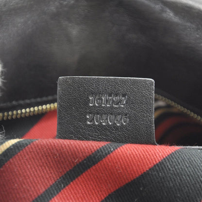 Gucci Leather Small Britt Shoulder Bag Black 8 of 8