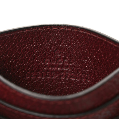Gucci Calfskin Web GG Ophidia Card Holder Vintage Bordeaux 6 of 7