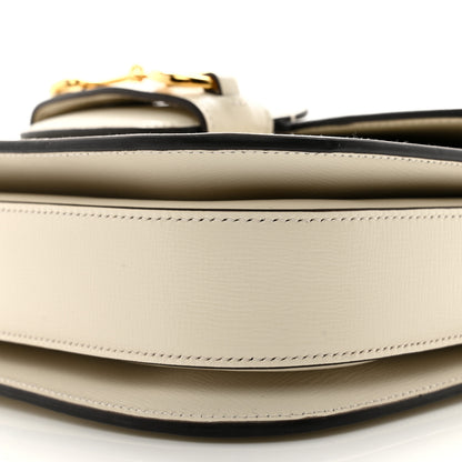 Gucci Azalea Calfskin Horsebit 1955 Shoulder Bag Mystic White 10 of 12