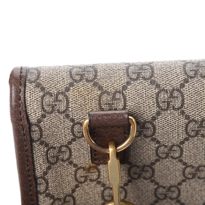 Gucci GG Supreme Web Totem Three Piece Monogram Shoulder Bag in Dark Brown 12 of 12