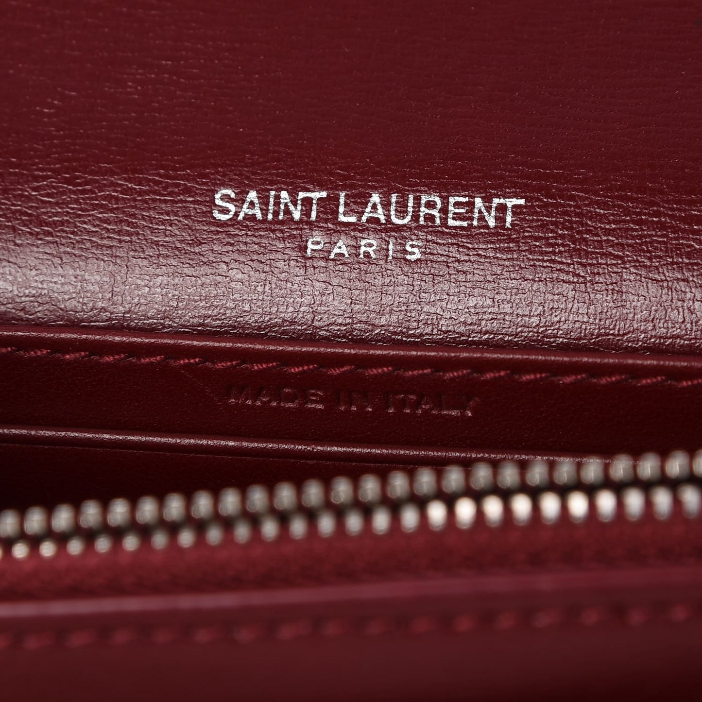 Calfskin Monogram Sunset Chain Wallet Palissandre