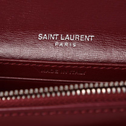 Saint Laurent Calfskin Monogram Sunset Chain Wallet Palissandre 7 of 9