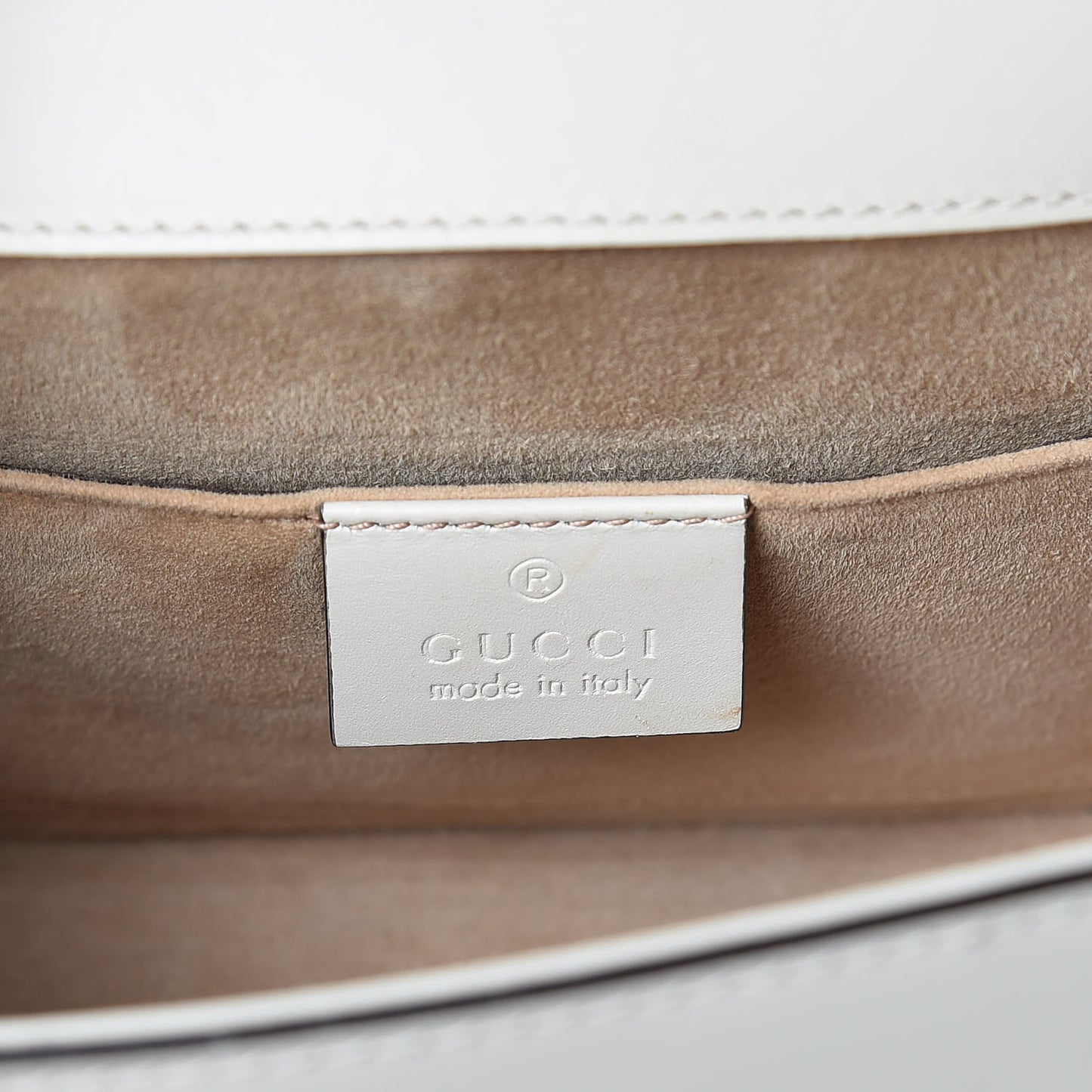 Calfskin Mini Sylvie Top Handle Bag White