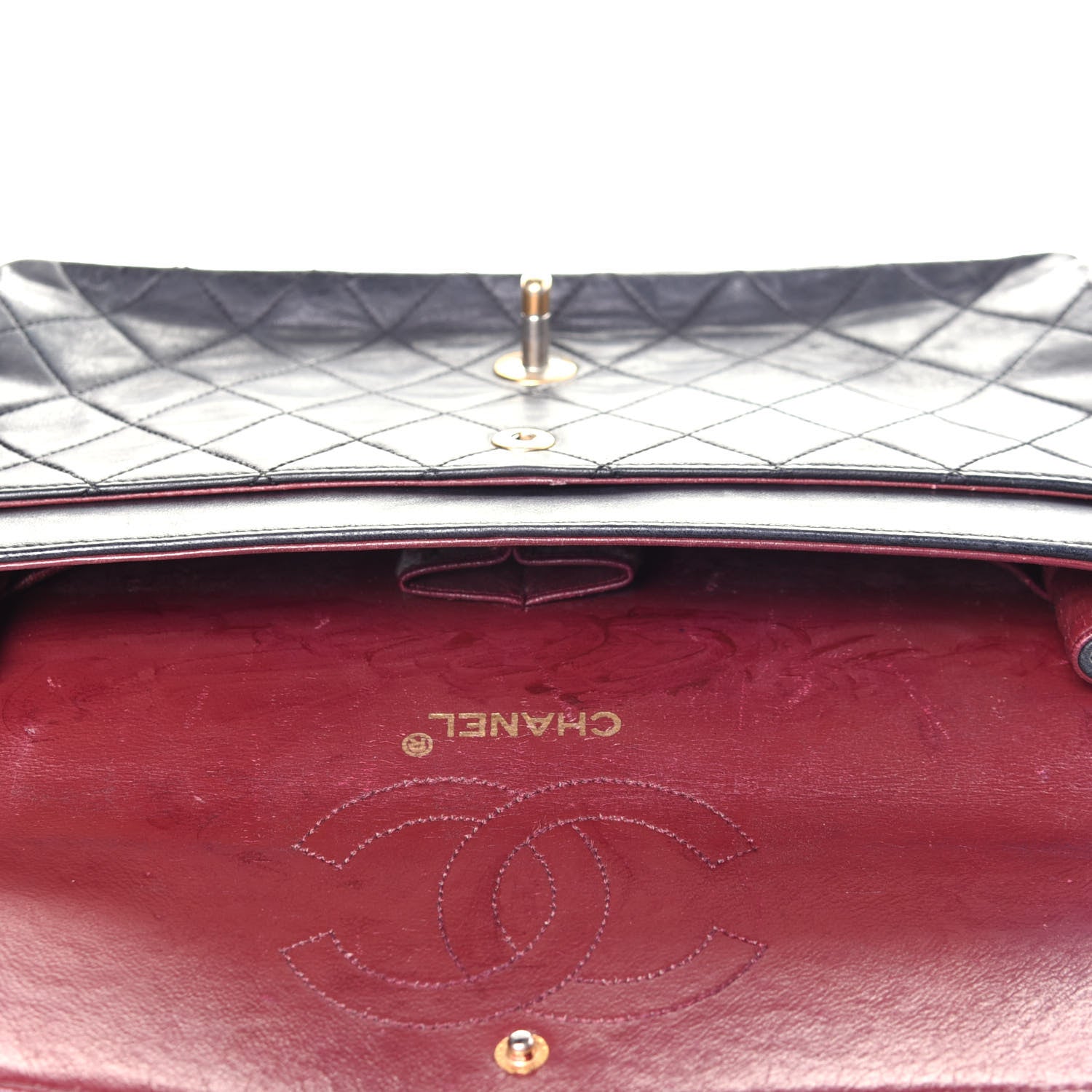 Chanel Lambskin Quilted Small Double Flap Black 18 of 18