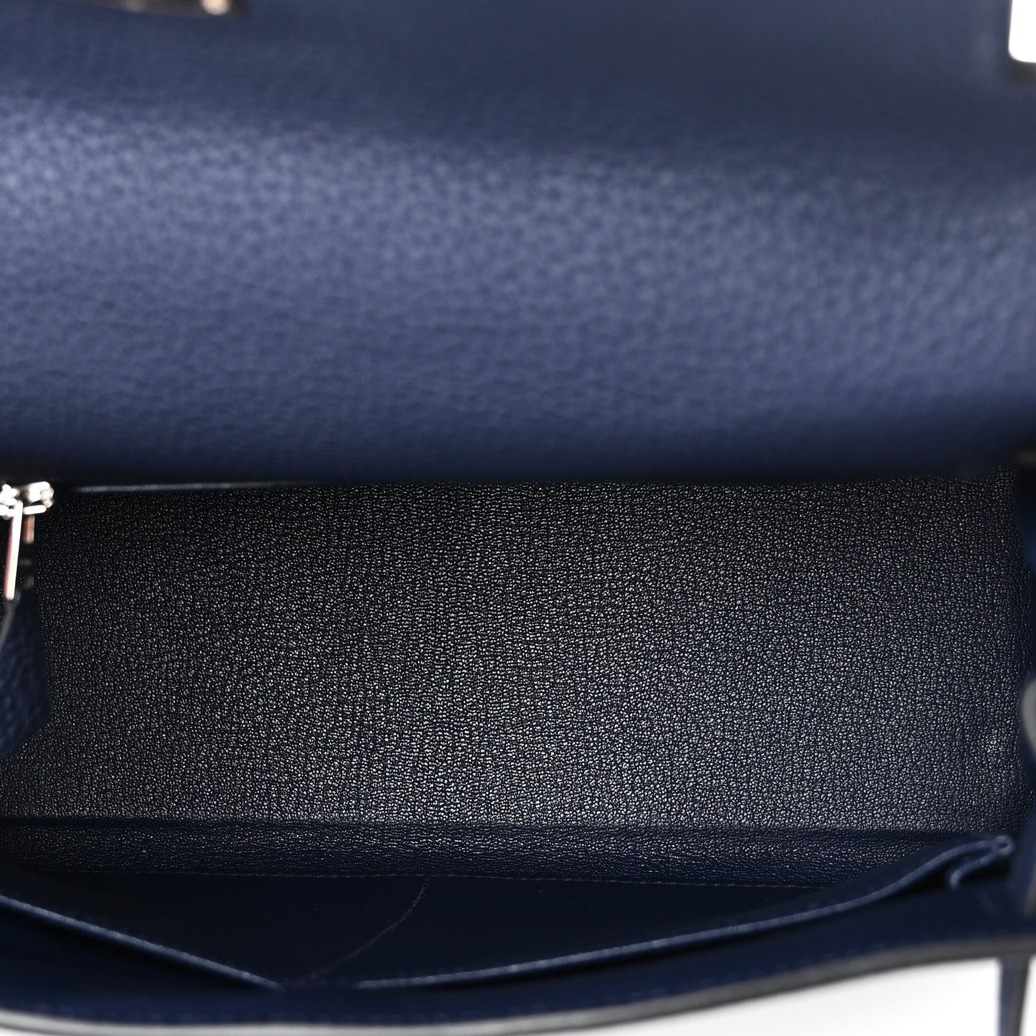 Hermes Togo Kelly Retourne 28 Bleu Saphir 5 of 11