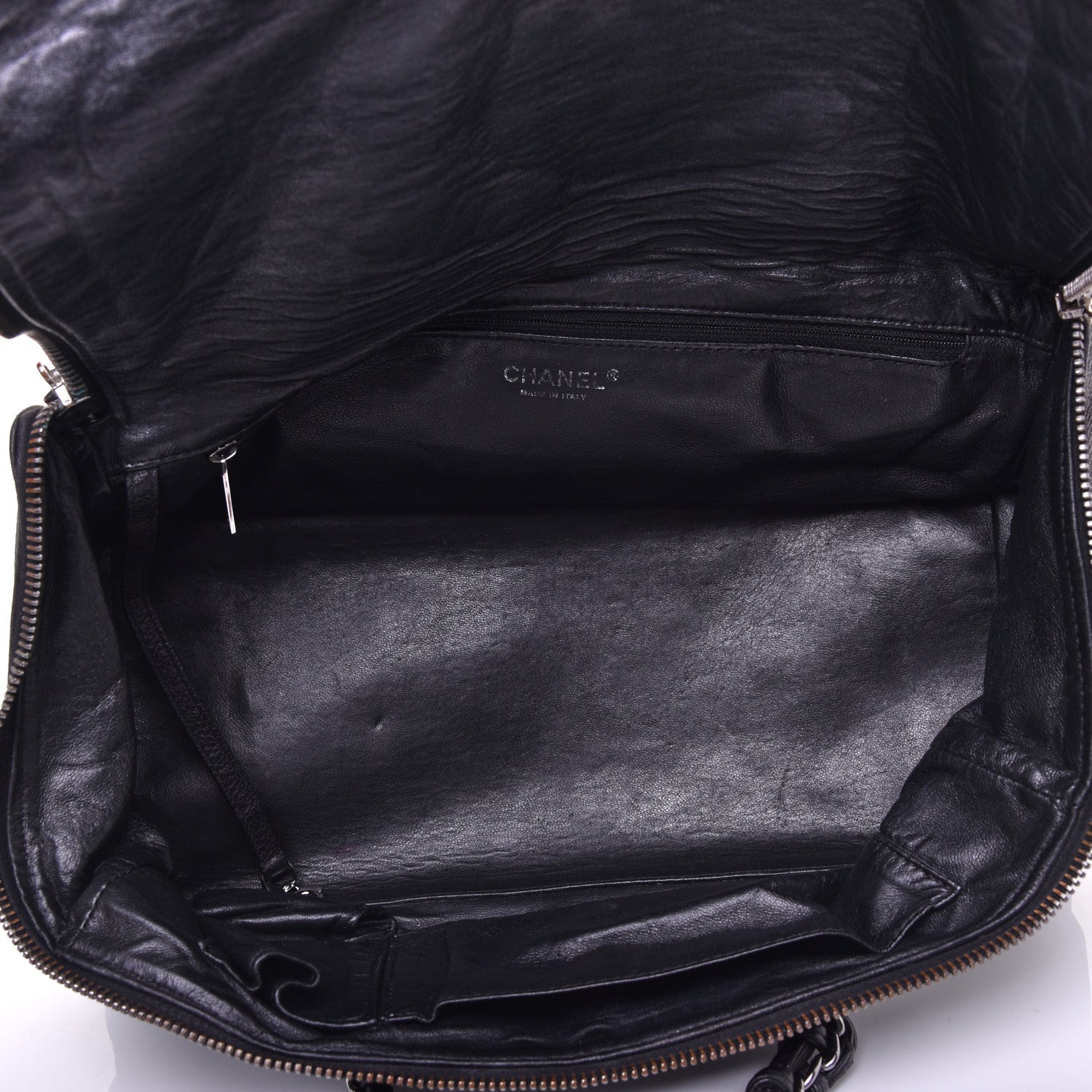 Chanel Deerskin Luxe Ligne Bowler Black 5 of 10