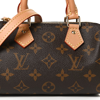 Louis Vuitton Monogram Nano Speedy Bandouliere 8 of 11