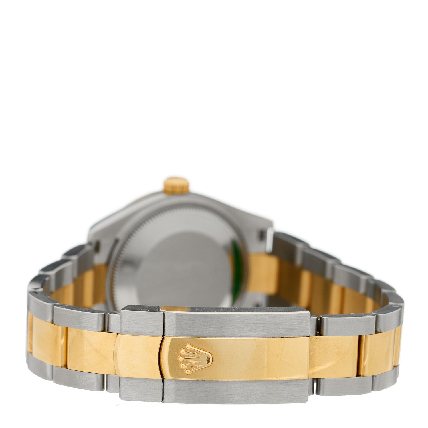 Rolex Stainless Steel 18K Yellow Gold Diamond 31mm Oyster Perpetual Datejust Watch Olive Green 278273 3 of 5