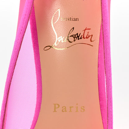 Christian Louboutin Veau Velours Rete Galativi 85 Pumps 37 Diva 8 of 8