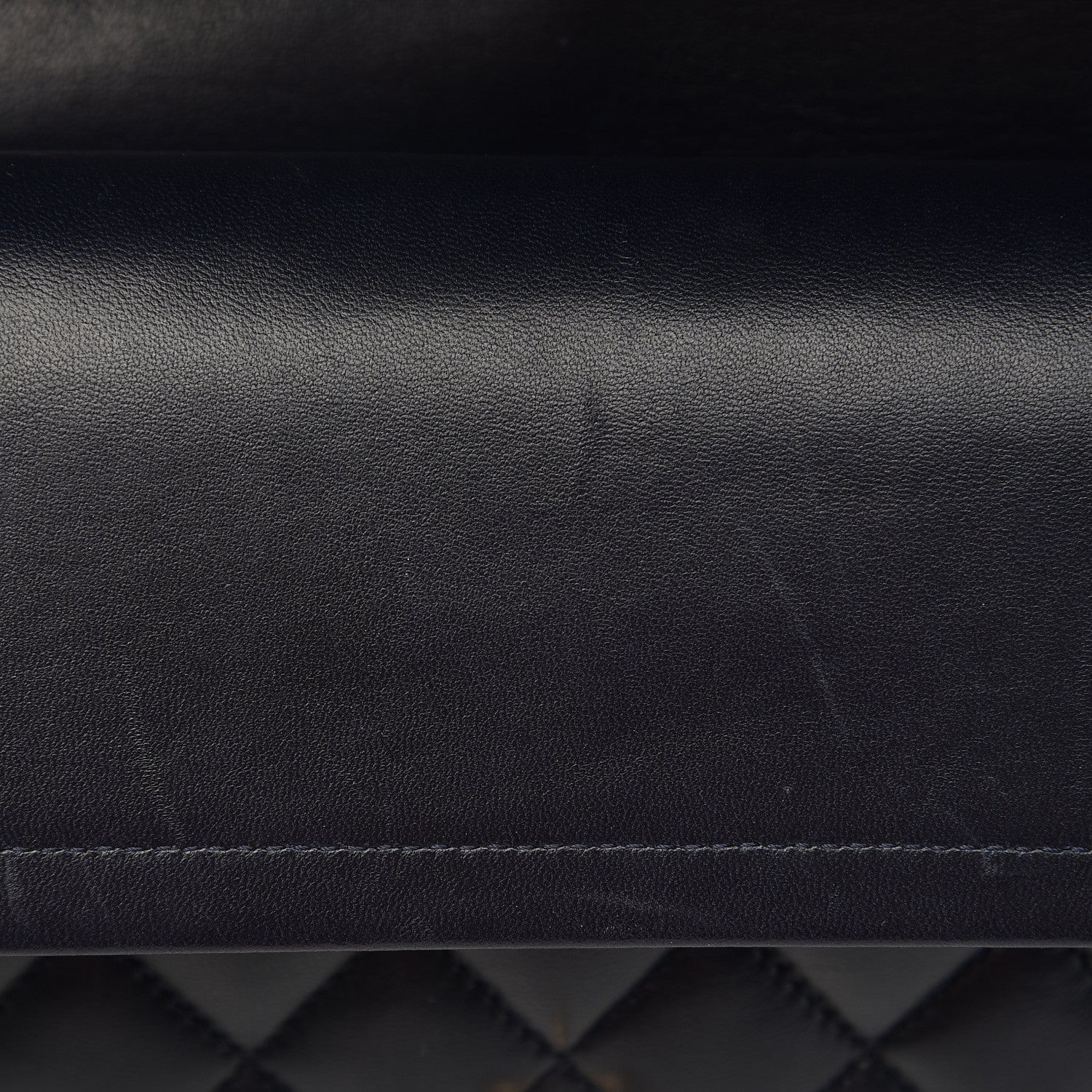Chanel Lambskin Quilted Medium Double Flap Navy 16 of 19