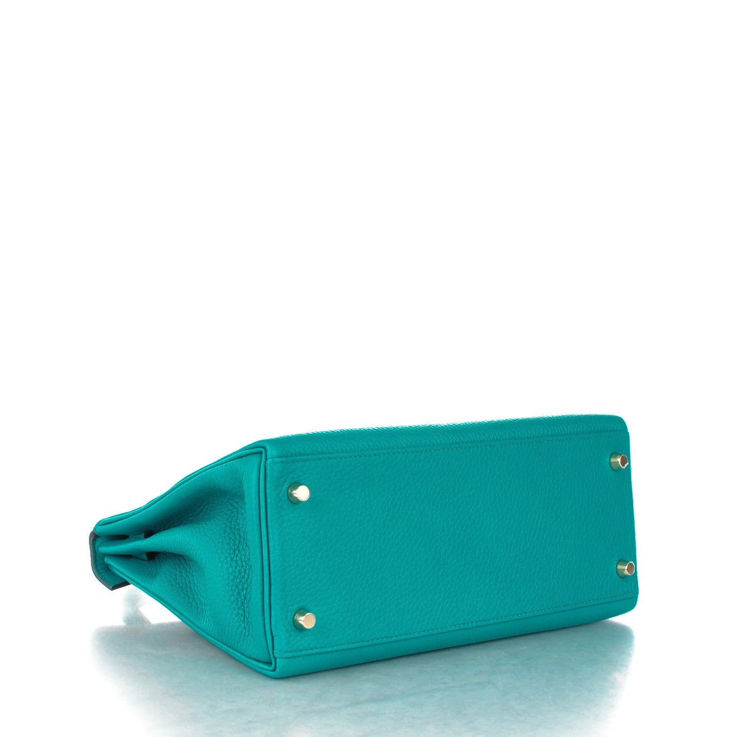 Hermes Taurillon Clemence Kelly Retourne 28 Bleu Paon 5 of 24