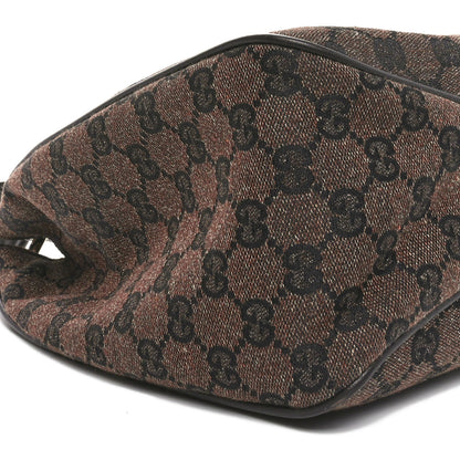 Gucci Monogram Hobo Dark Brown 9 of 10