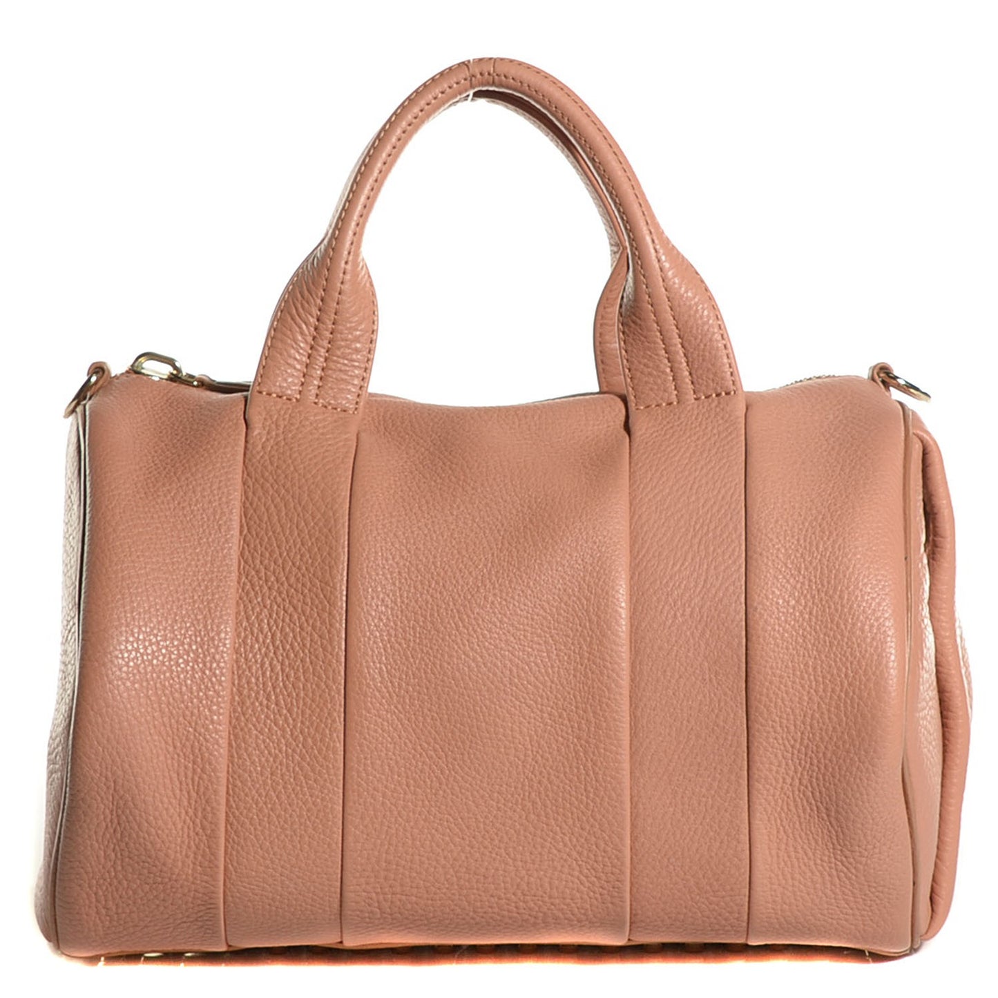 Pebbled Calfskin Rocco Tan Pale Gold Hardware