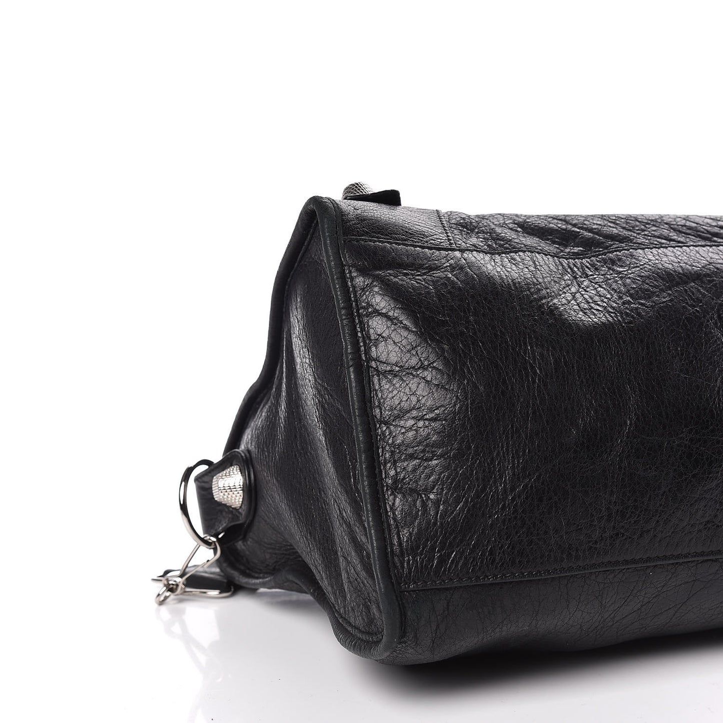 Agneau Giant 21 Silver Hardware Part Time Black