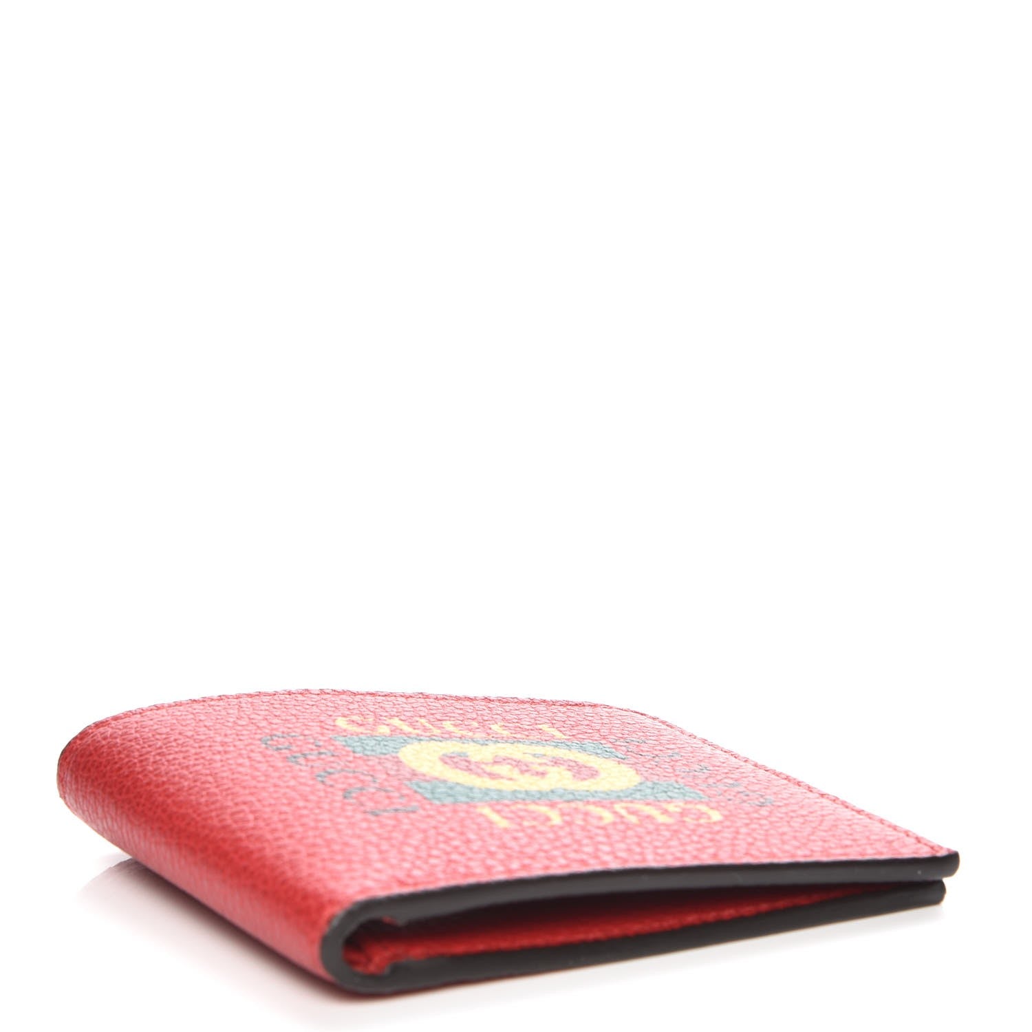 Gucci Calfskin Logo Bi-Fold Wallet Red 4 of 7