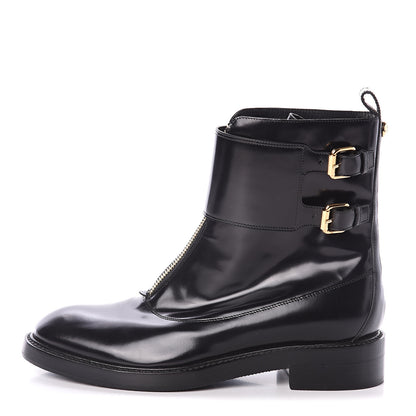 Louis Vuitton Glazed Calfskin Boots 36.5 Black 1 of 7