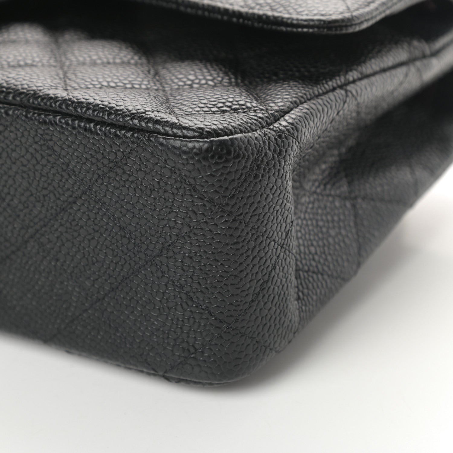 Chanel Caviar Quilted Medium Double Flap Black 11 of 13
