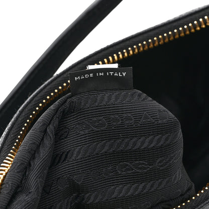Prada Saffiano Lux Mini Re-Edition Shoulder Bag Black 7 of 10