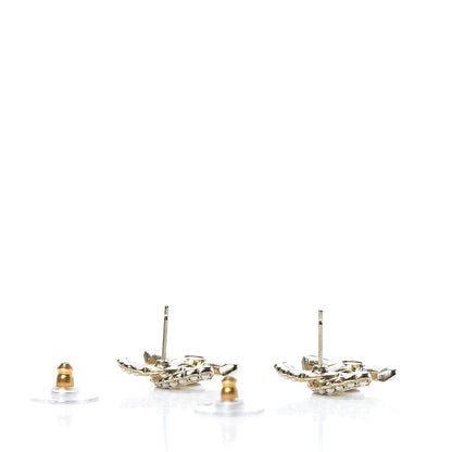 Chanel Pearl Queen of France CC Earrings Gold 3 of 5