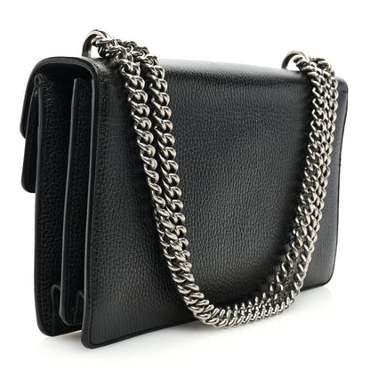 Gucci Pebbled Calfskin Small Dionysus Shoulder Bag Black 3 of 12