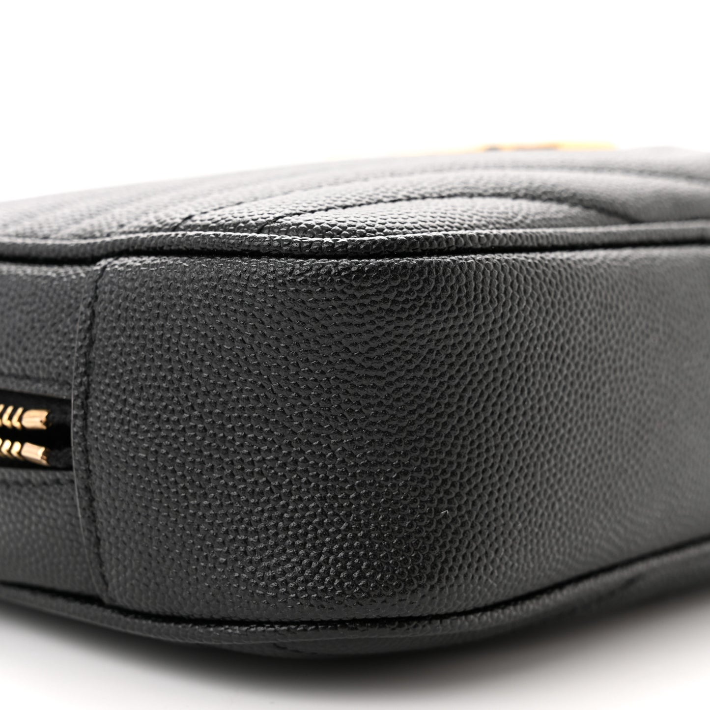 Grain De Poudre Matelasse Monogram Mini Lou Camera Bag Black