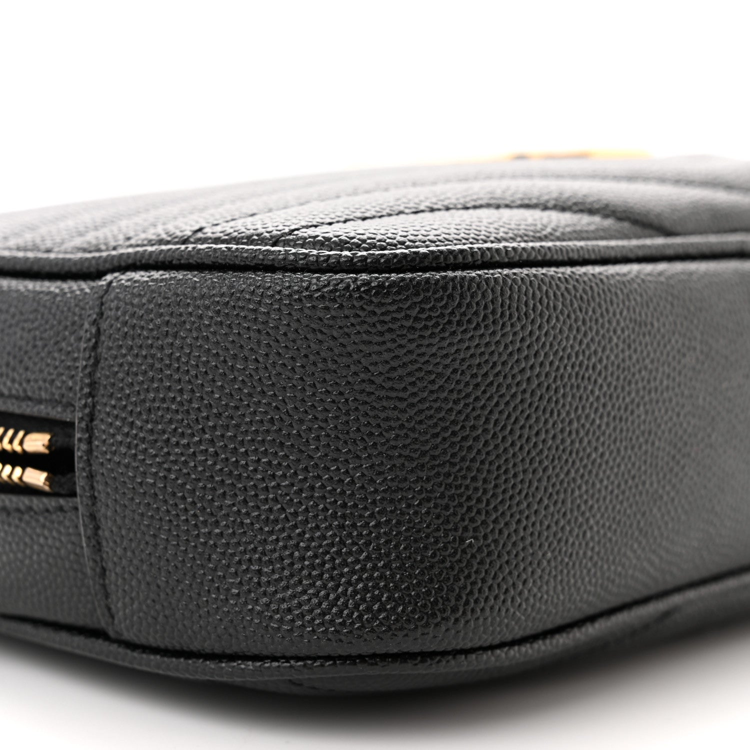 Saint Laurent Grain De Poudre Matelasse Monogram Mini Lou Camera Bag Black 9 of 11