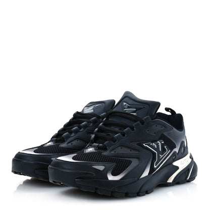 Louis Vuitton Canvas Mesh Mens LV Runner Tatic Sneakers 9.5 Black 4 of 13