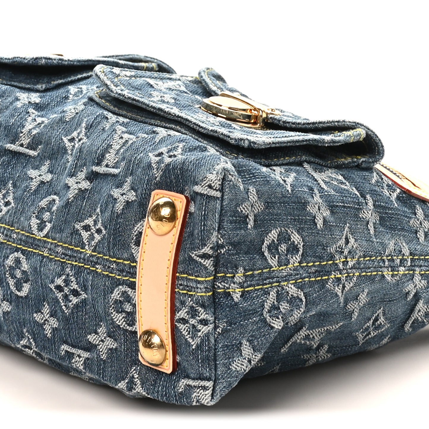 Monogram Denim Baggy PM Blue