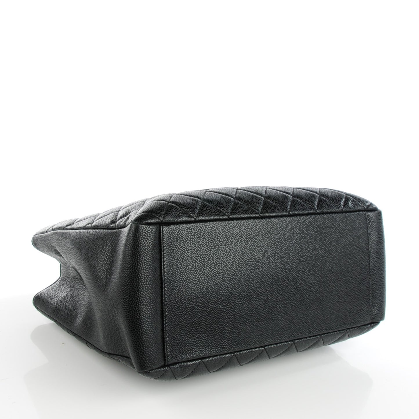 Caviar Quilted Grand Shopping Tote GST Black